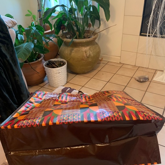 Michael's African Print Tote Bag - Picture 7 of 10